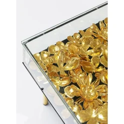 Table Basse Gold Flowers 120X60