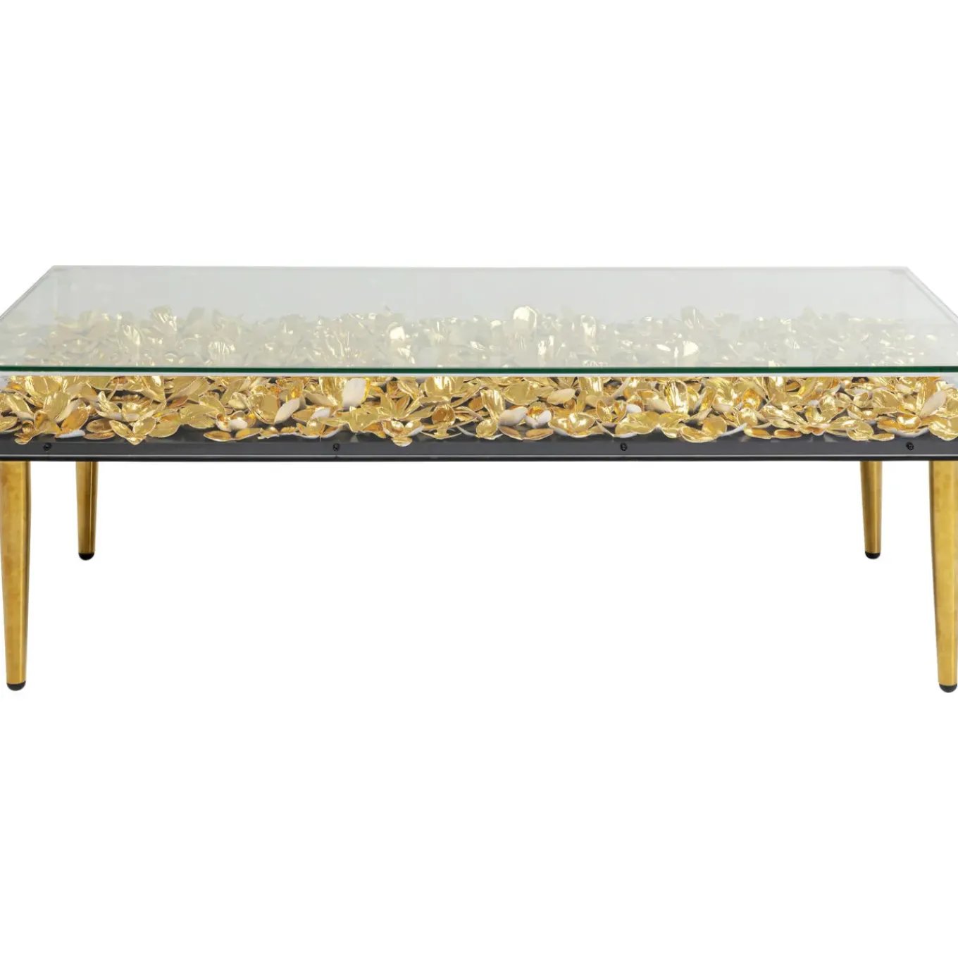 Table Basse Gold Flowers 120X60