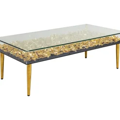 Table Basse Gold Flowers 120X60