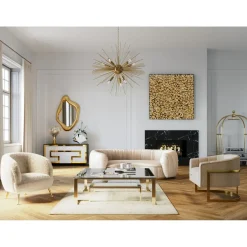Table Basse Gold Rush 120X120