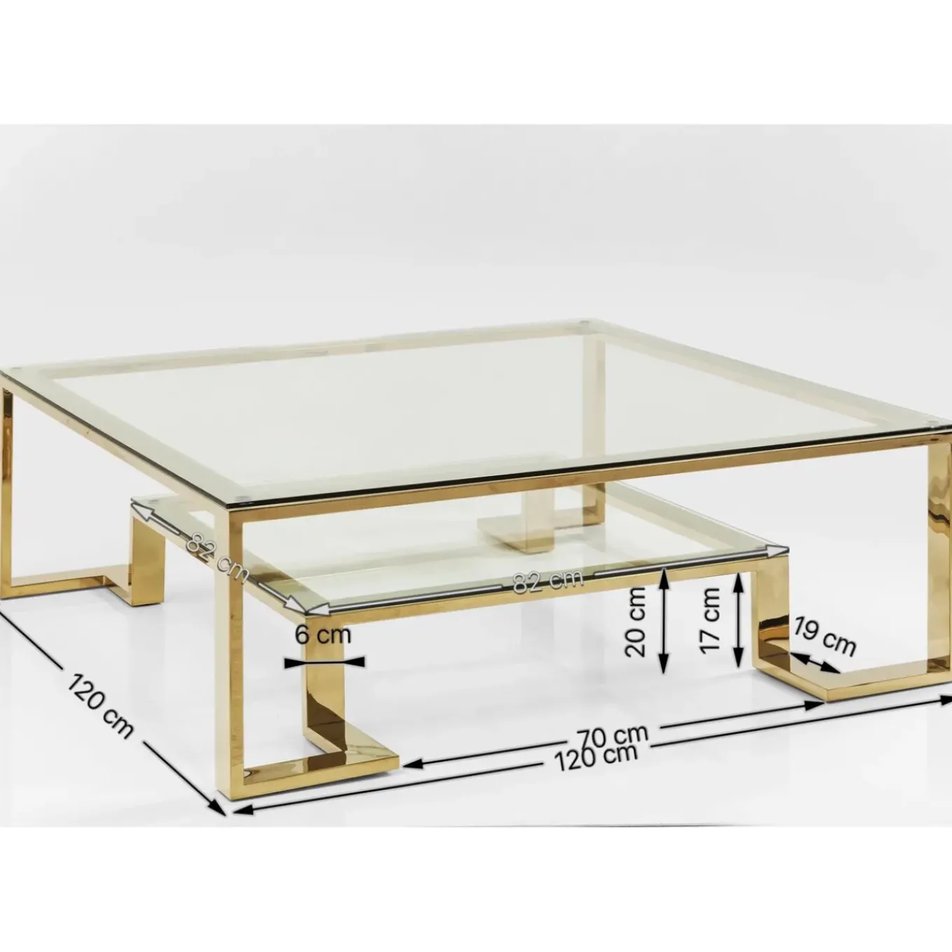 Table Basse Gold Rush 120X120