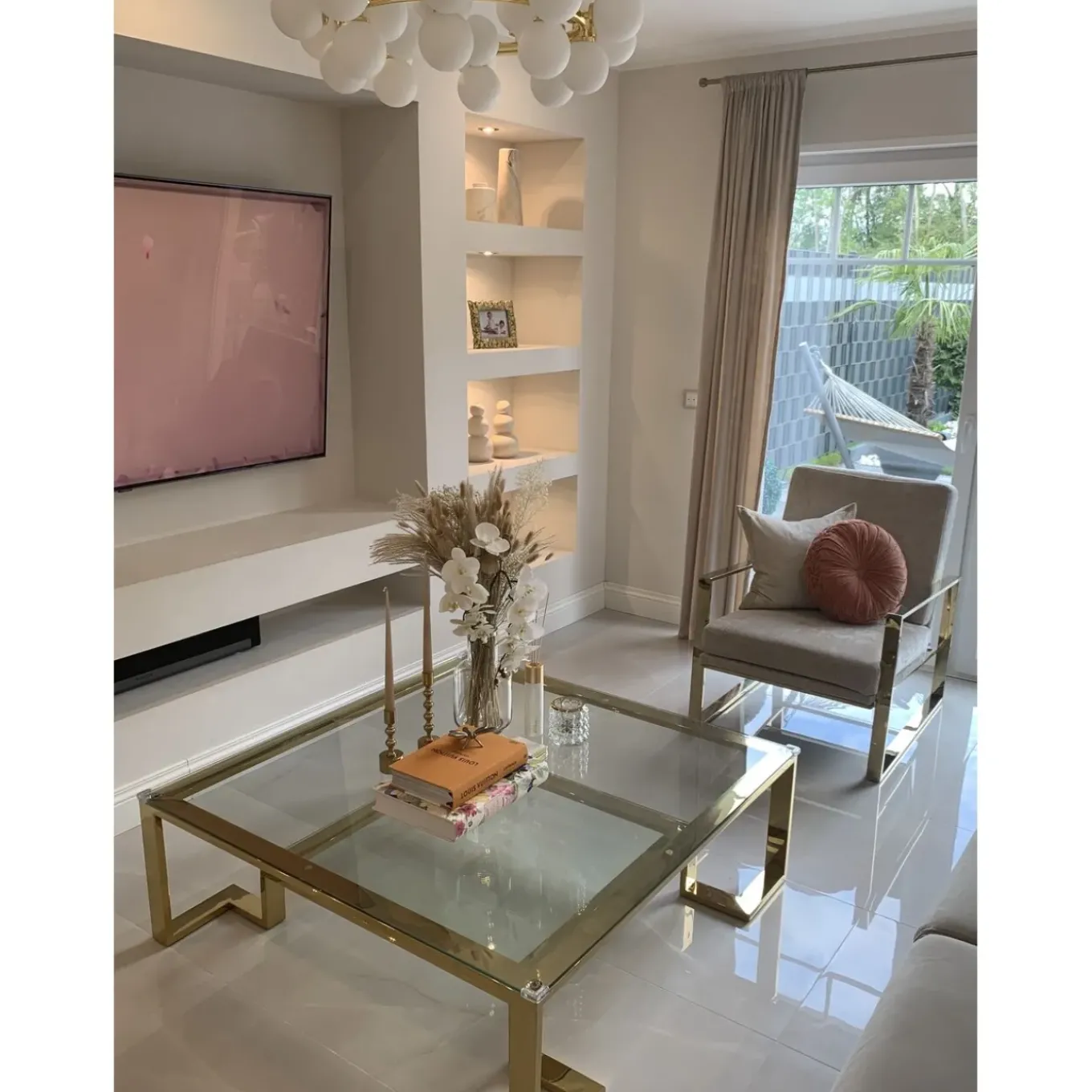Table Basse Gold Rush 120X120