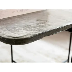 Table Basse Ice Noir 63X46Cm