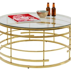 Table Basse Jupiter Dore O100Cm
