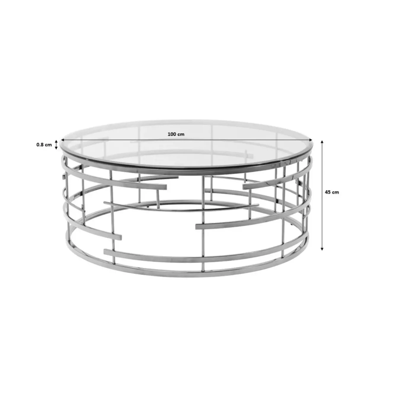 Table Basse Jupiter Dore O100Cm