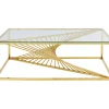 Table Basse Laser Dore 120X60Cm