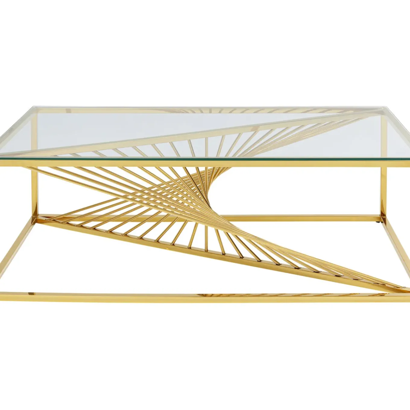 Table Basse Laser Dore 120X60Cm