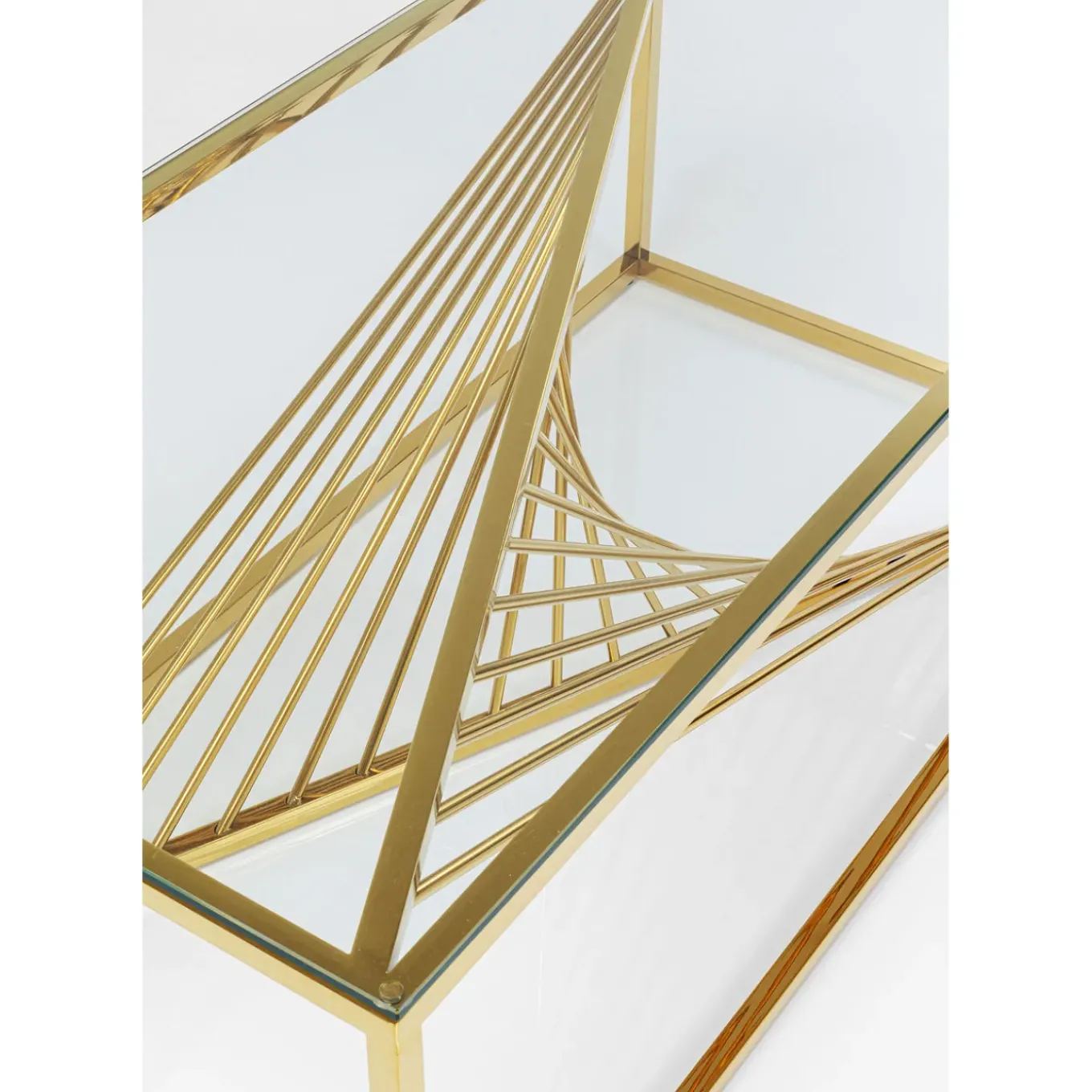 Table Basse Laser Dore 120X60Cm