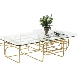 Table Basse Meander Dore 140X80