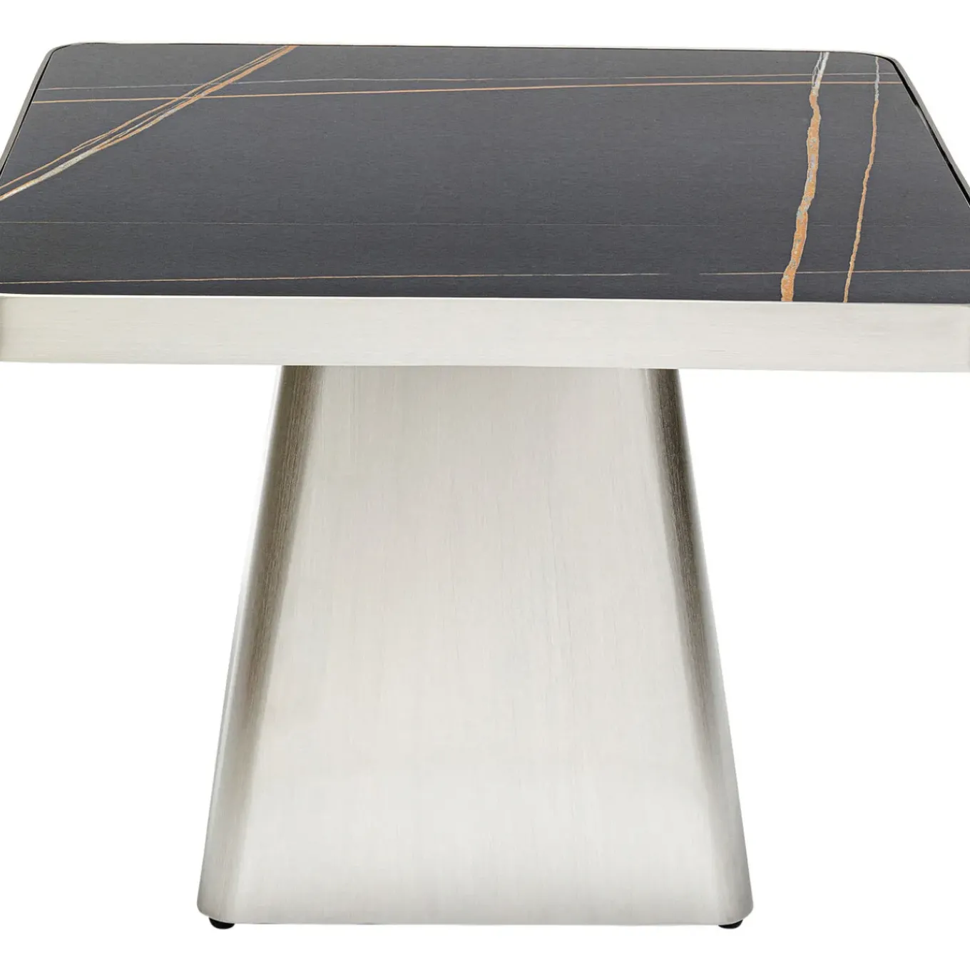 Table Basse Miler Argente 80X80Cm