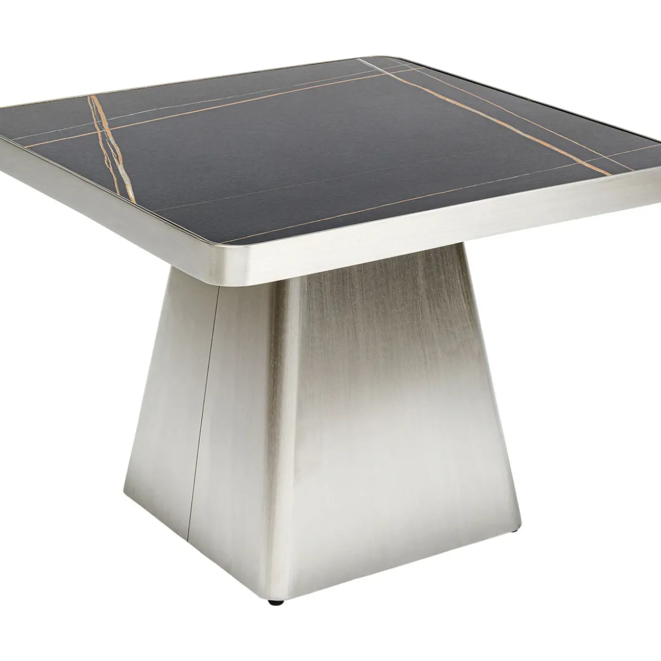 Table Basse Miler Argente 80X80Cm