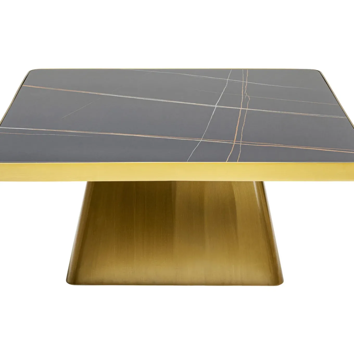 Table Basse Miler Dore 80X80Cm