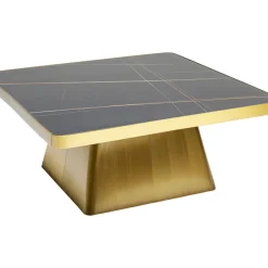 Table Basse Miler Dore 80X80Cm