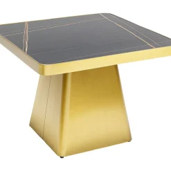 Table Basse Miler Dore 80X80Cm
