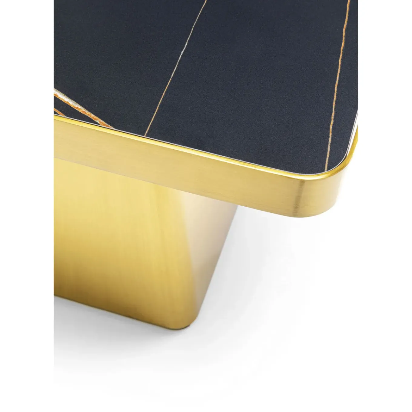Table Basse Miler Dore 80X80Cm