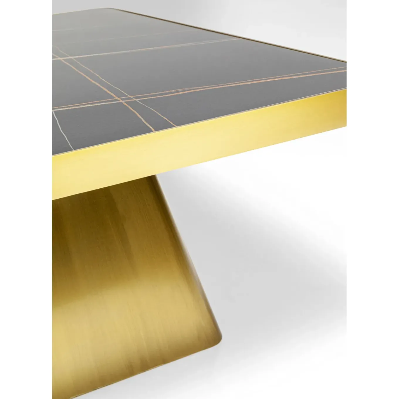 Table Basse Miler Dore 80X80Cm