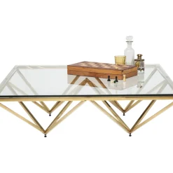 Table Basse Network Doree 105X105Cm