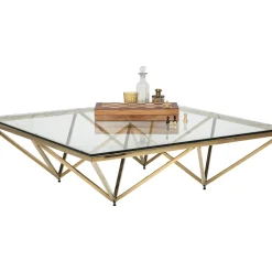 Table Basse Network Doree 105X105Cm