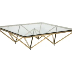 Table Basse Network Doree 105X105Cm