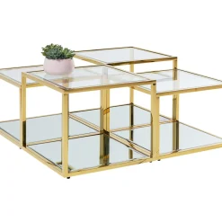Table Basse Orion Dore (4/Set)