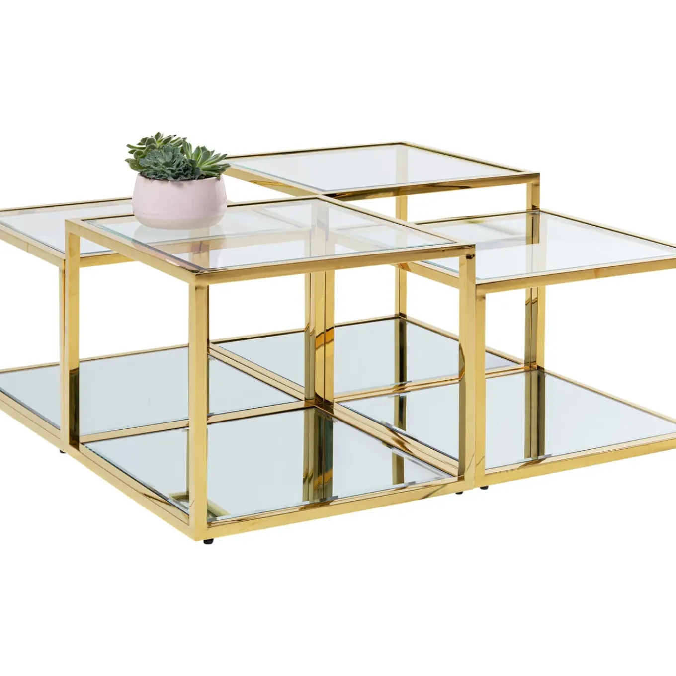 Table Basse Orion Dore (4/Set)