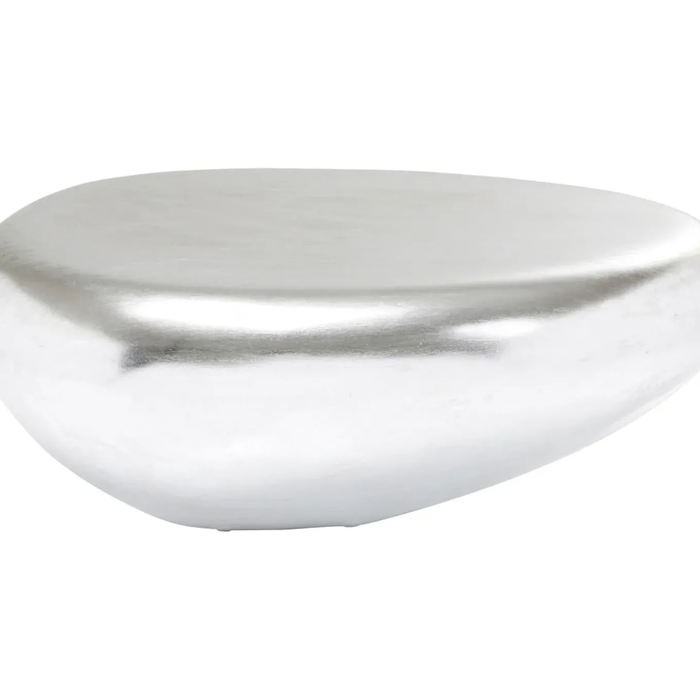Table Basse Pebble Argente 122X96