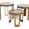 Table Basse Perelli Laiton (3/Set)