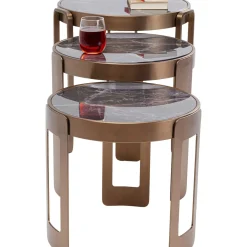 Table Basse Perelli Laiton (3/Set)