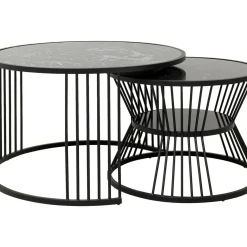 Table Basse Roma Noir (2/Set)