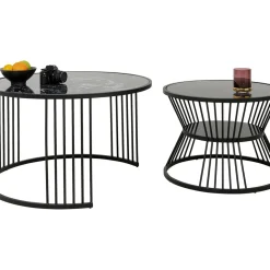 Table Basse Roma Noir (2/Set)