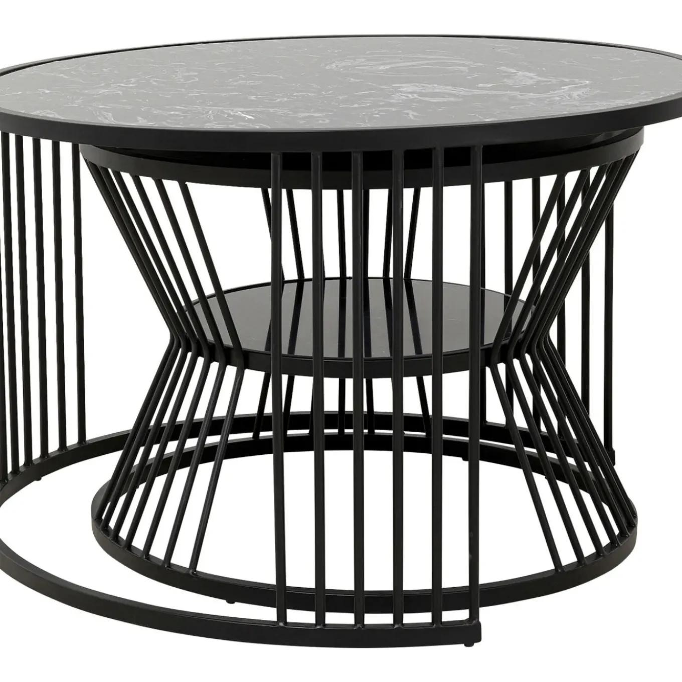 Table Basse Roma Noir (2/Set)