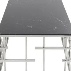 Table Basse Rome Argente 130X70Cm