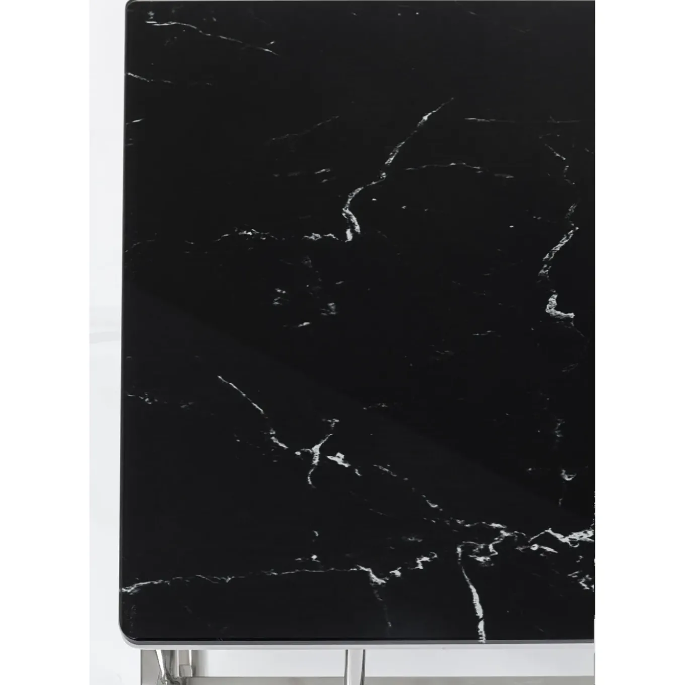 Table Basse Rome Argente 130X70Cm