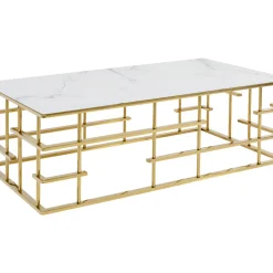 Table Basse Rome Dore 130X70Cm