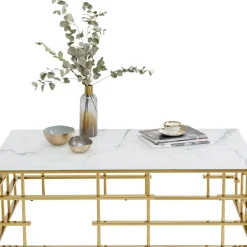 Table Basse Rome Dore 130X70Cm