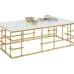 Table Basse Rome Dore 130X70Cm