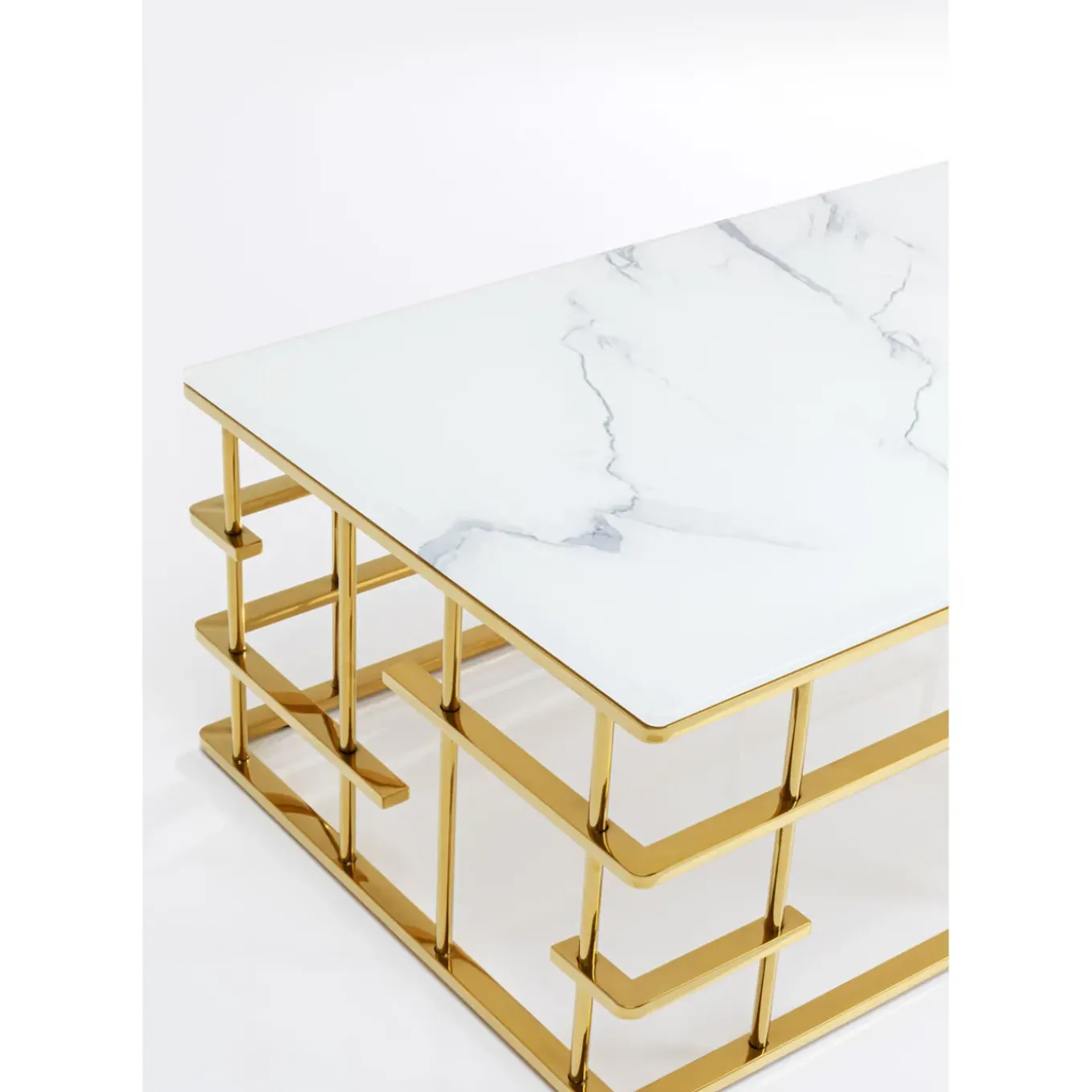Table Basse Rome Dore 130X70Cm