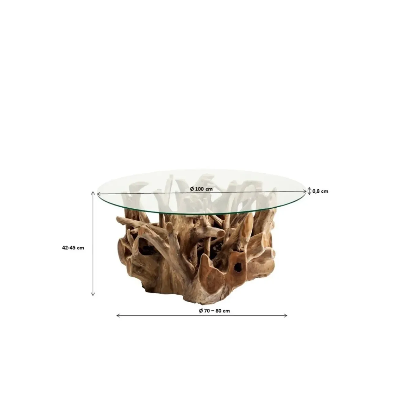 Table Basse Roots O100Cm