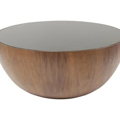 Table Basse Tear Drops Noyer O80Cm