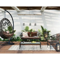 Table Basse Tiki Noir