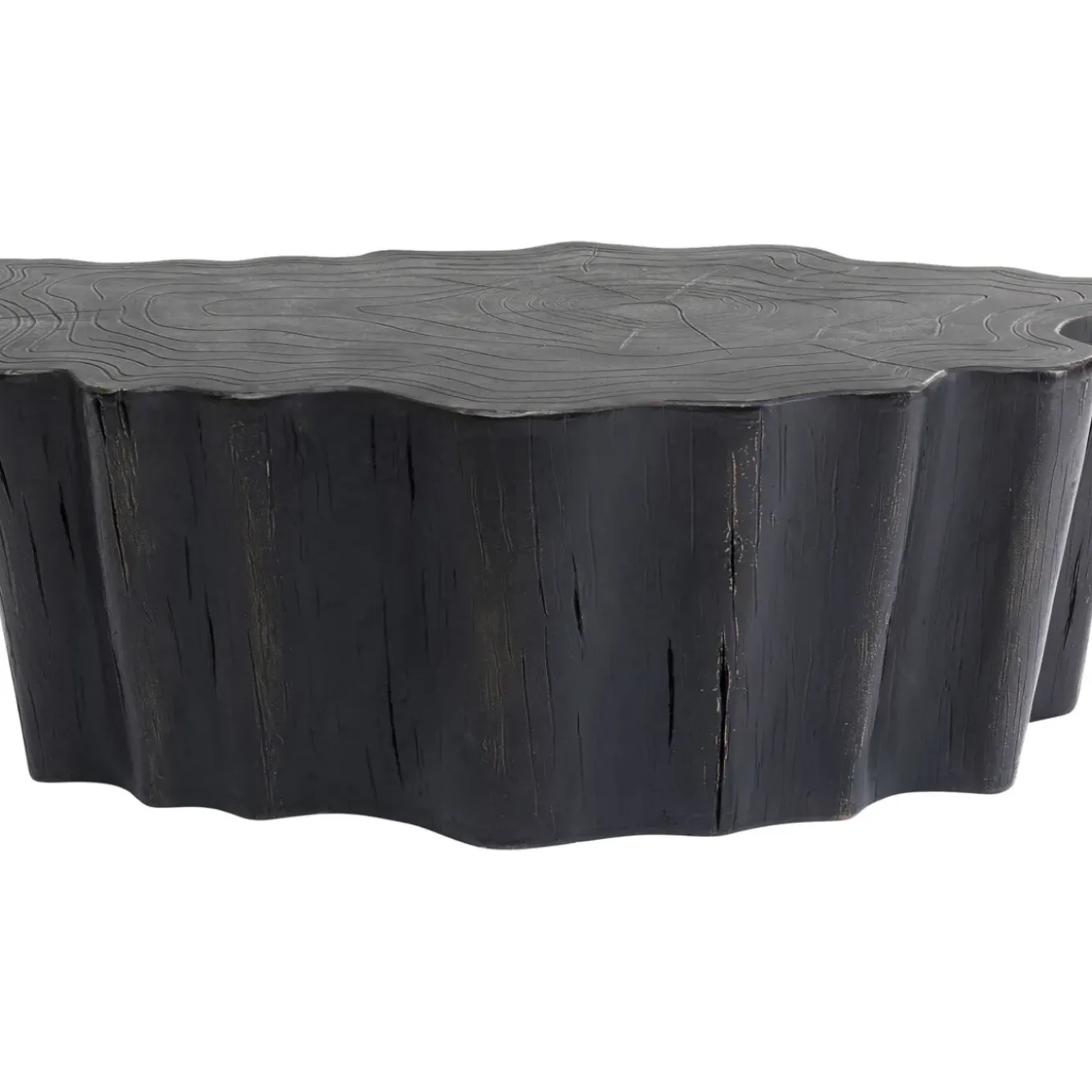 Table Basse Tree Stump Noir 119X68Cm