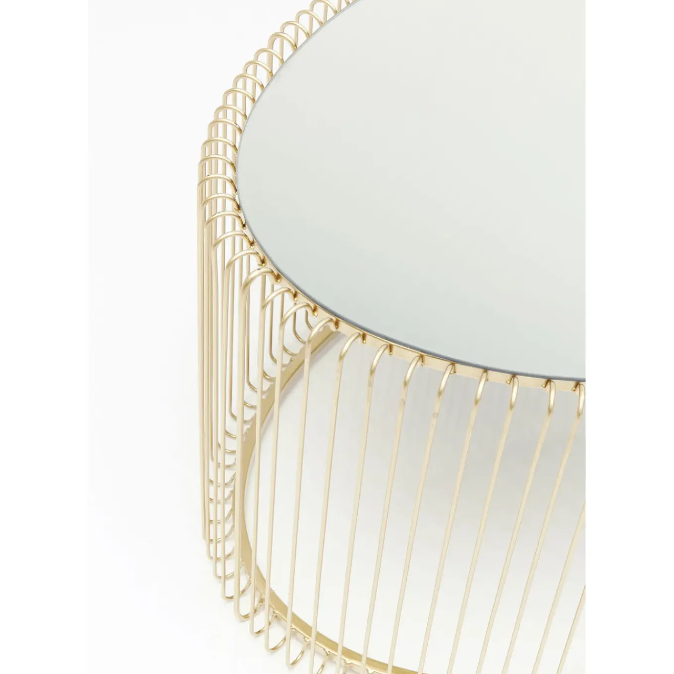 Table Basse Wire Uno Laiton 60X90Cm