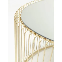 Table Basse Wire Uno Laiton 60X90Cm