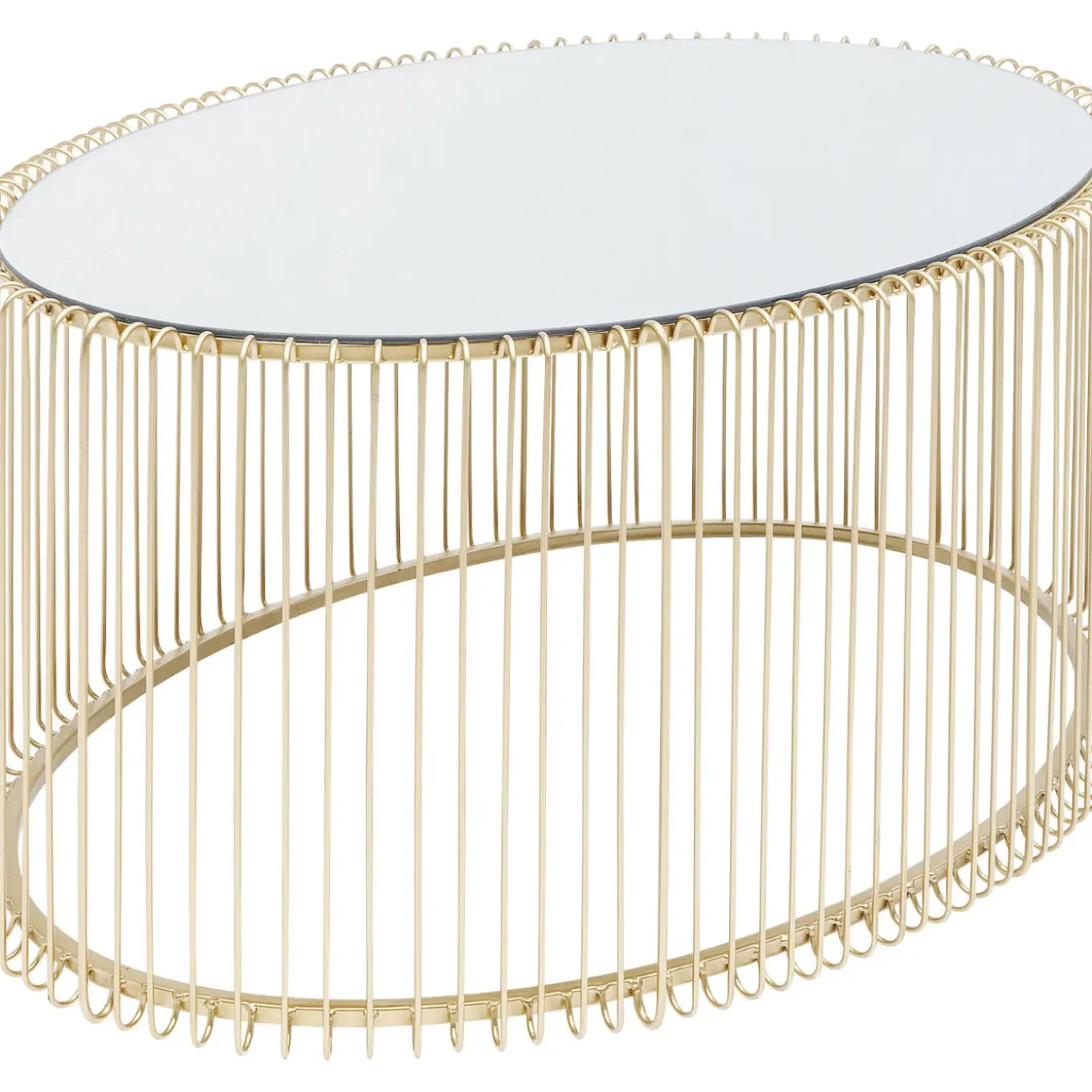 Table Basse Wire Uno Laiton 60X90Cm