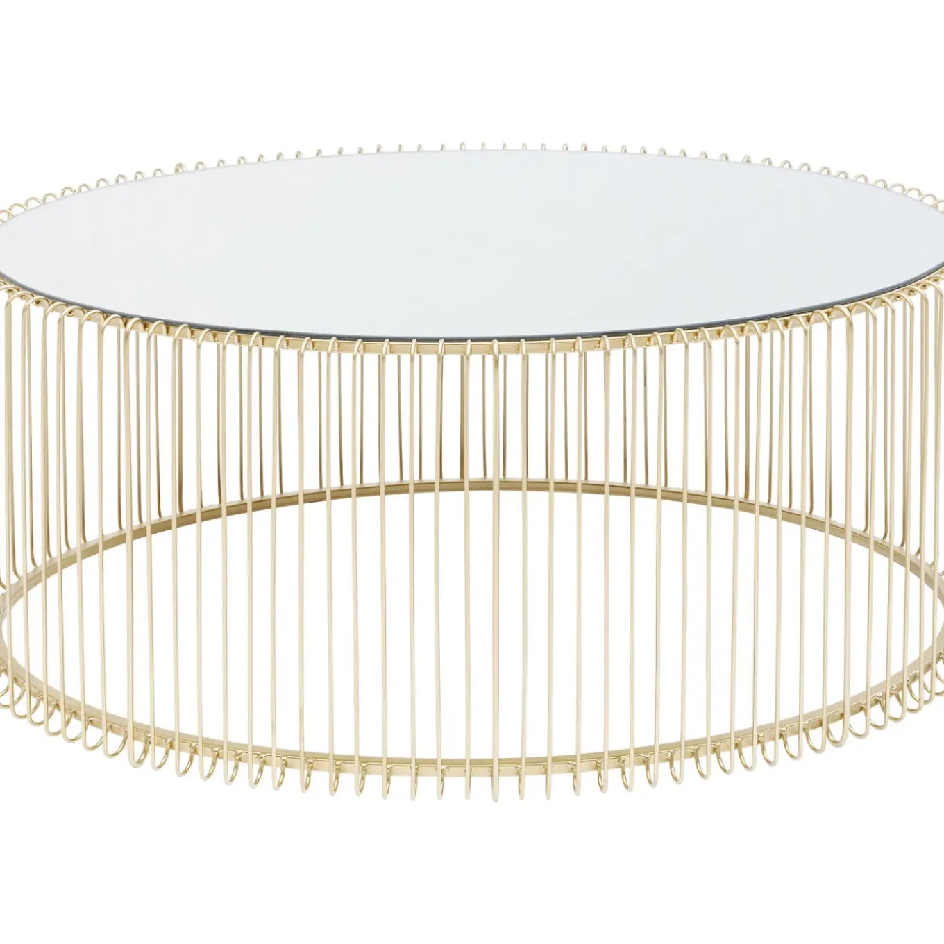 Table Basse Wire Uno Laiton 60X90Cm