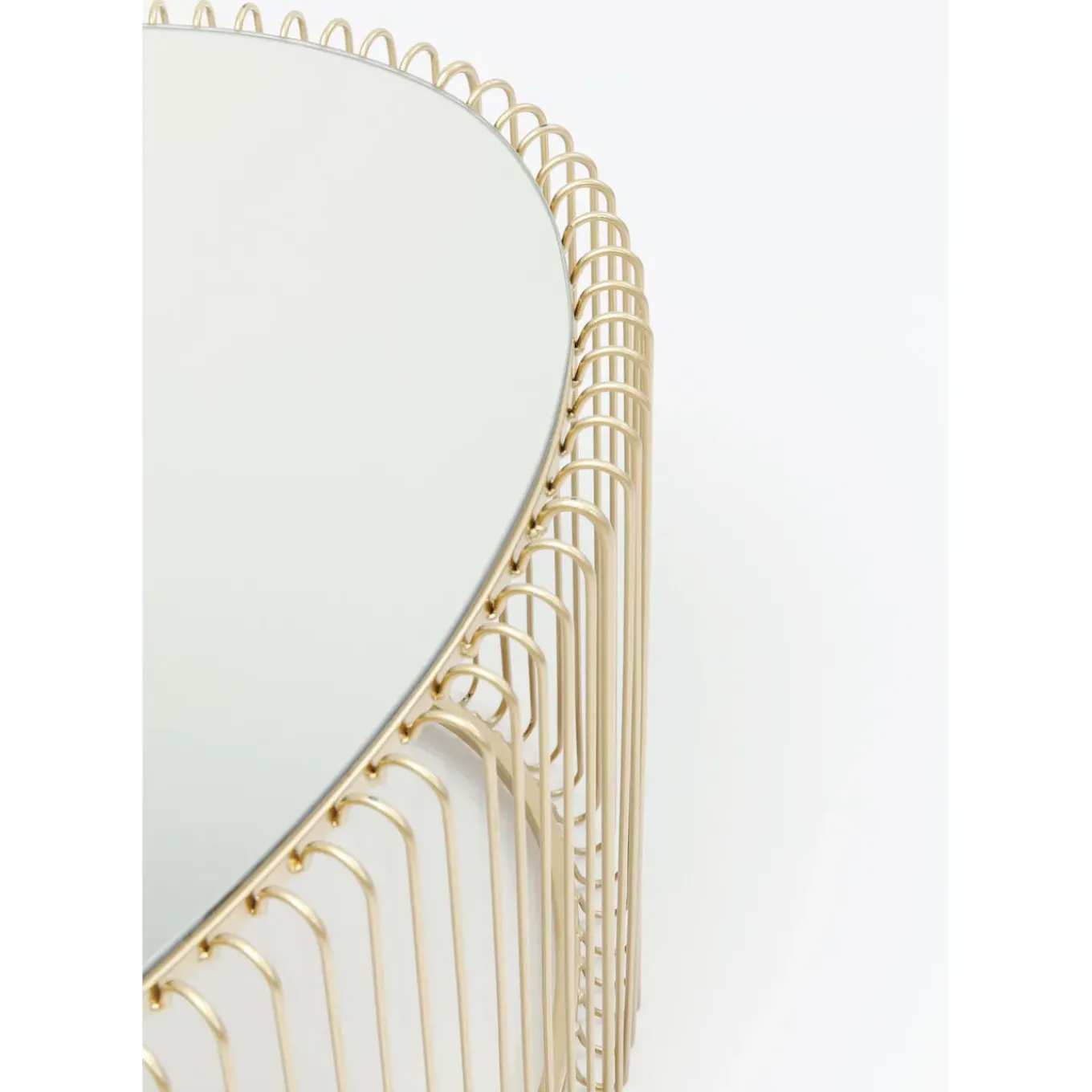 Table Basse Wire Uno Laiton 60X90Cm