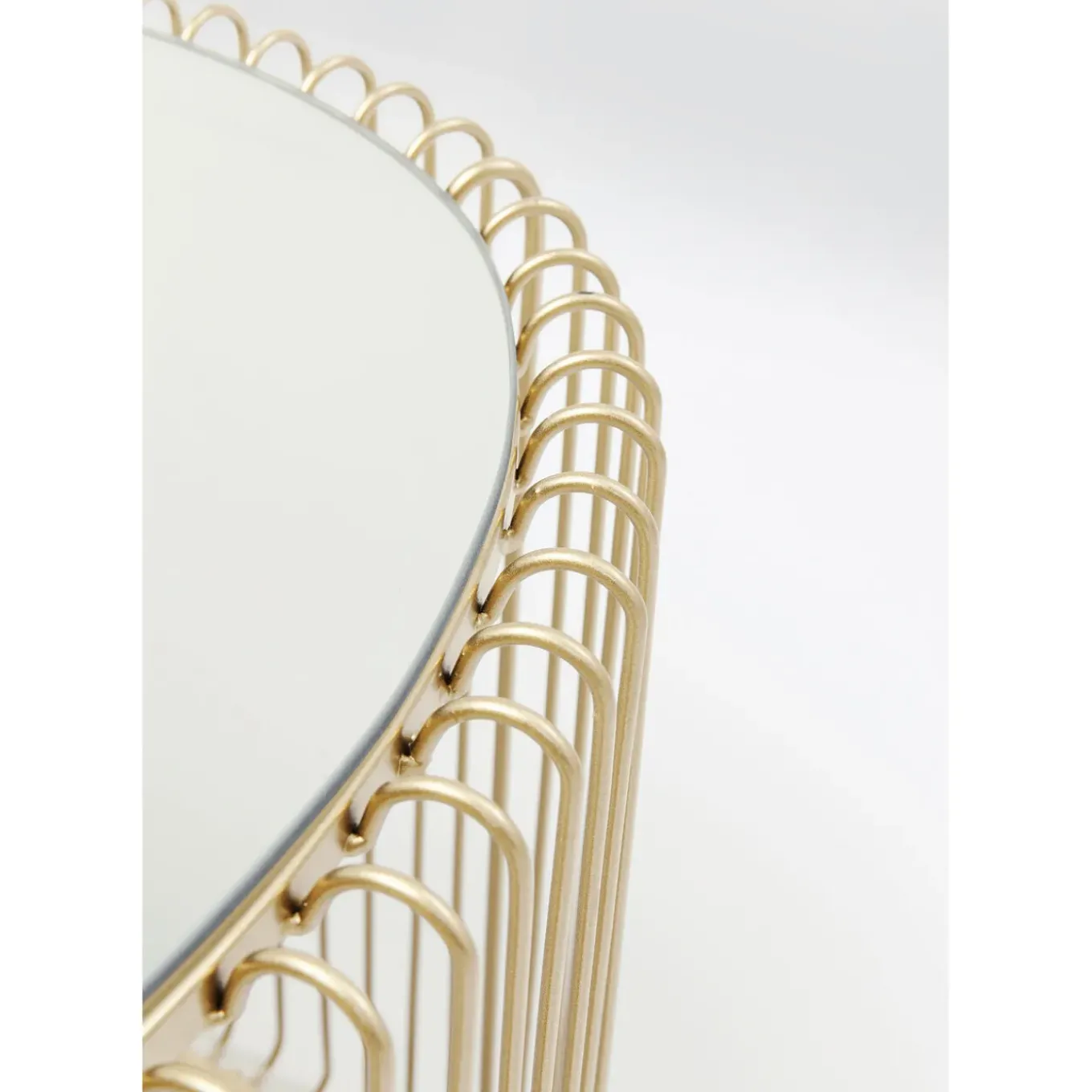 Table Basse Wire Uno Laiton 60X90Cm
