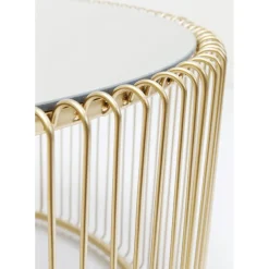 Table Basse Wire Uno Laiton O80Cm