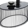 Table Basse Wire Uno Noir 60X90Cm