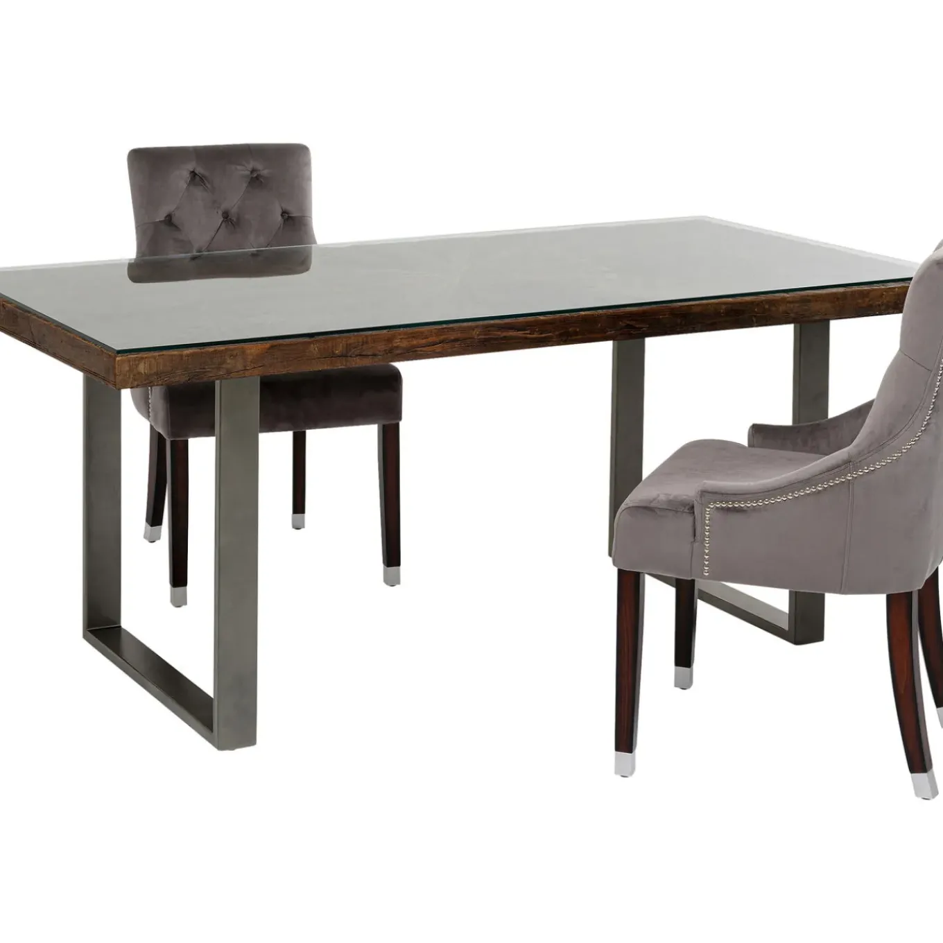 Table Conley Acier Brut 180X90
